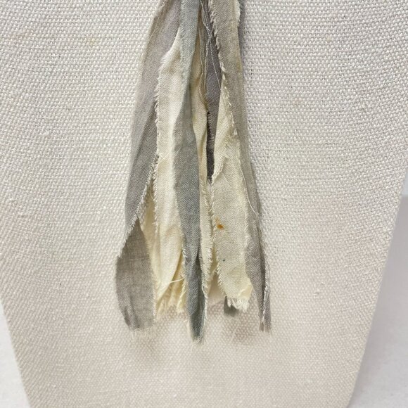 Sari Tassel Necklace Long Wood Beads Adjustable Natural Boho‎ - Picture 2 of 8